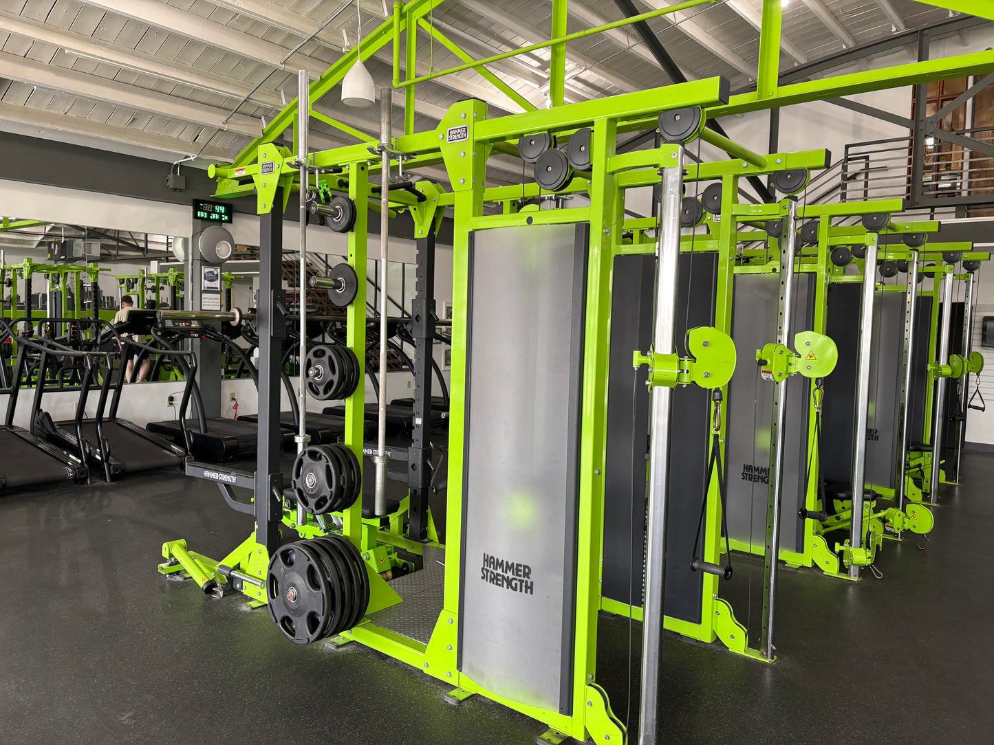 Hammer Strength HD Elite Half Rack Dual Adjustable Pulley Functional Trainer Combo Rack