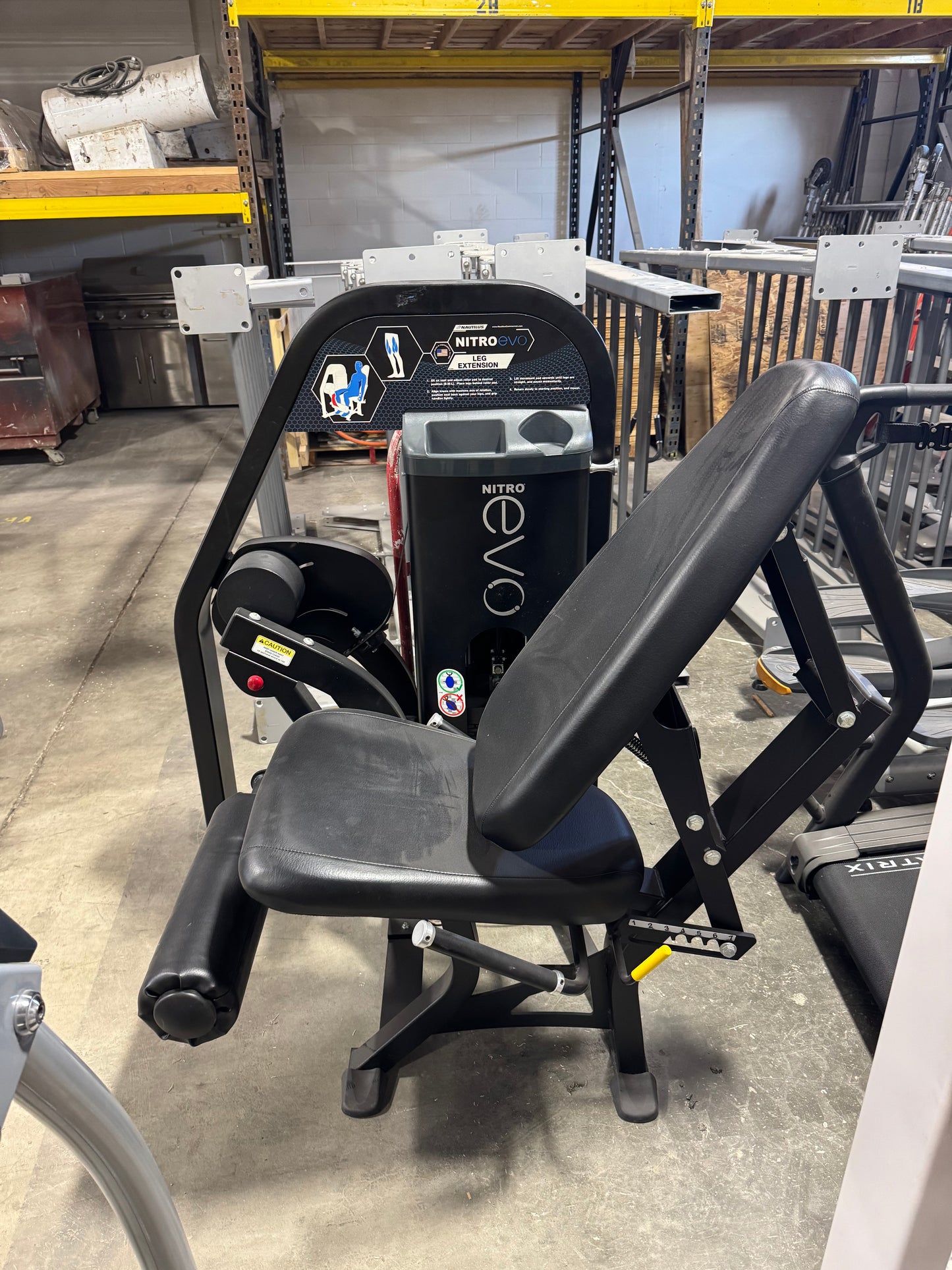 Nautilus Evo Leg Curl and Nautilus Evo Leg Extension Machines (2 machines)