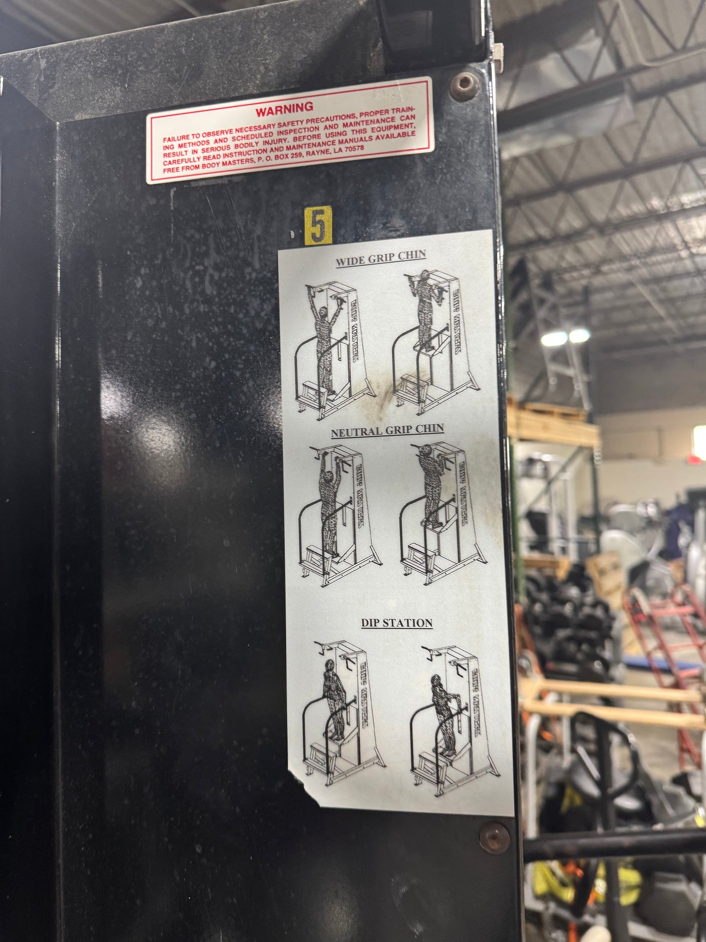 BodyMasters Assisted Chin Dip Machine