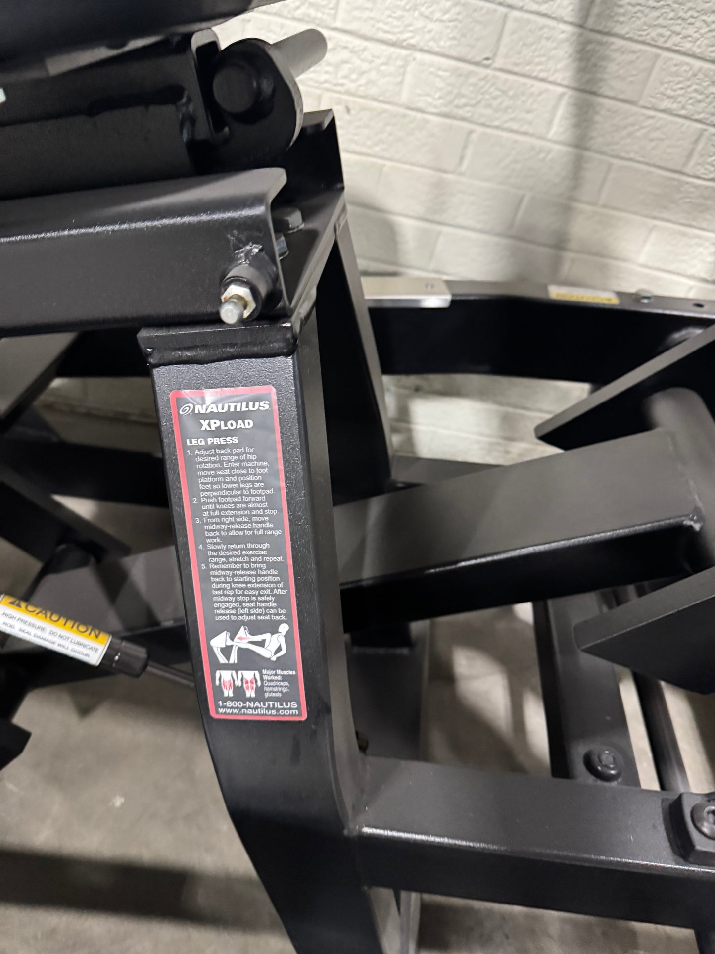 Nautilus Leverage Seated Leg Press Plate Loaded P3LP DEMO CONDITION!