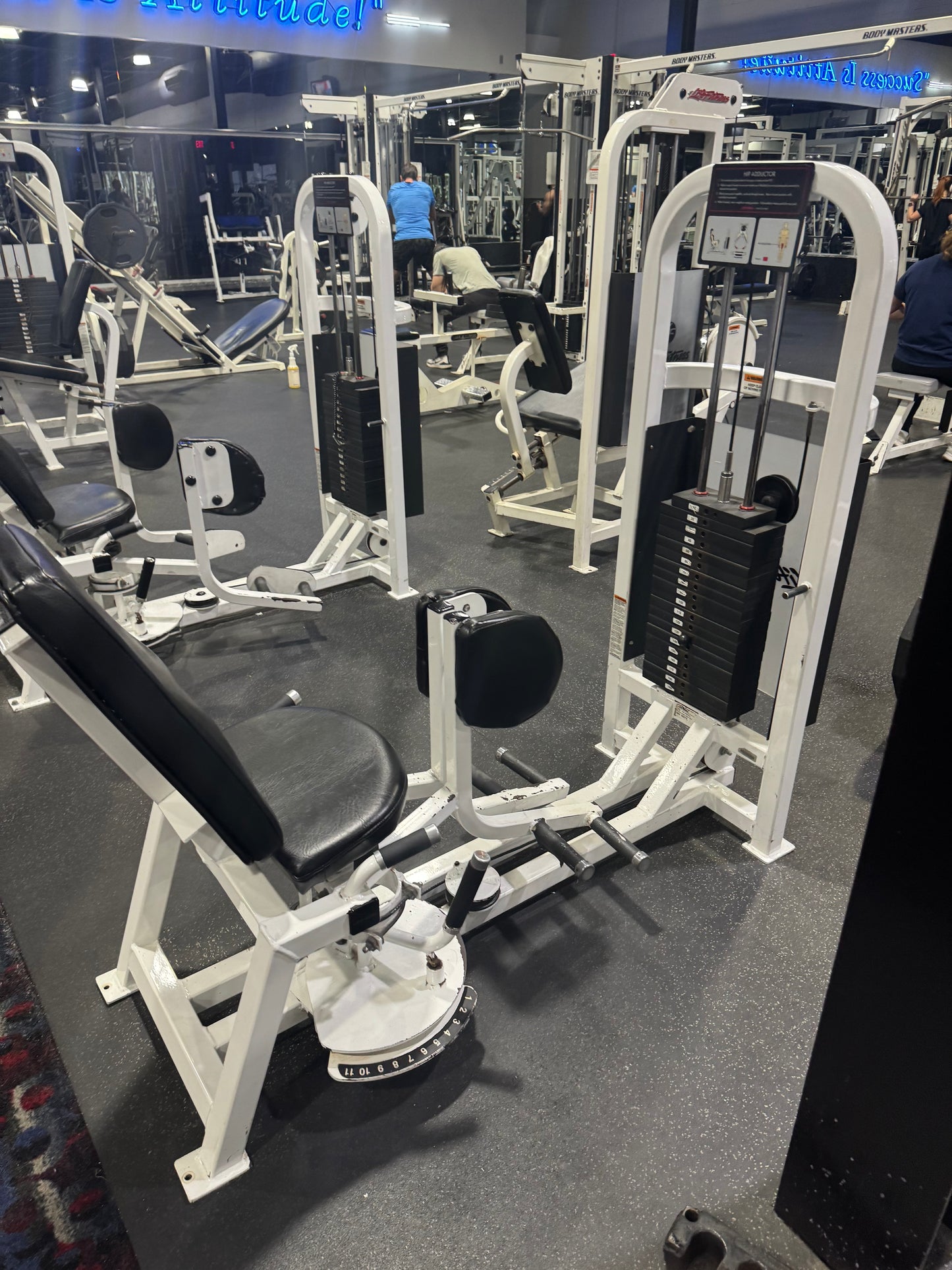 Life Fitness Adductor and Abductor machines (2 machines)
