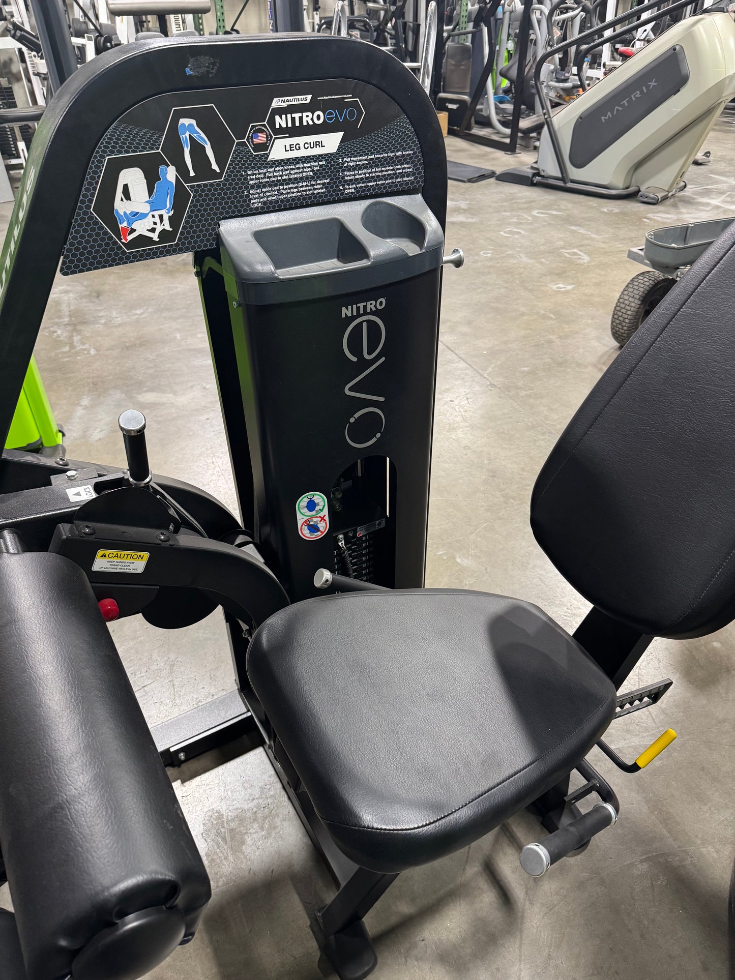 Nautilus Evo Leg Curl and Nautilus Evo Leg Extension Machines (2 machines)