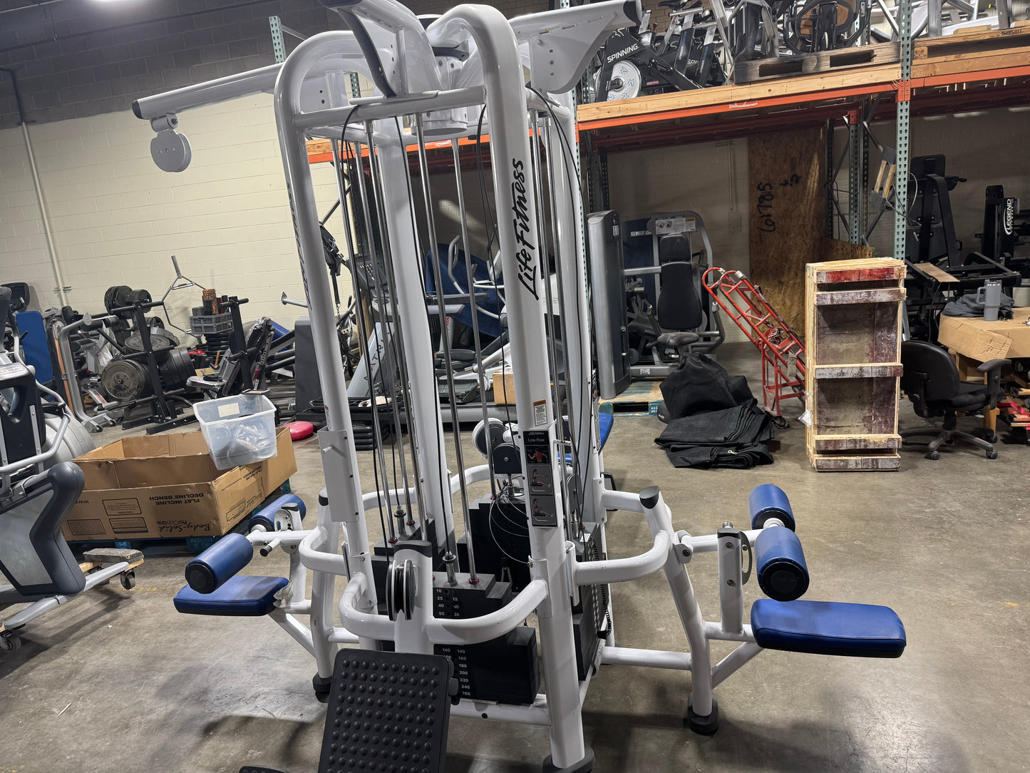 Life Fitness MJ4 Lat Pulldown/Dual Pulley Lat Pulldown/Low Row/Dual Pulley Low Row