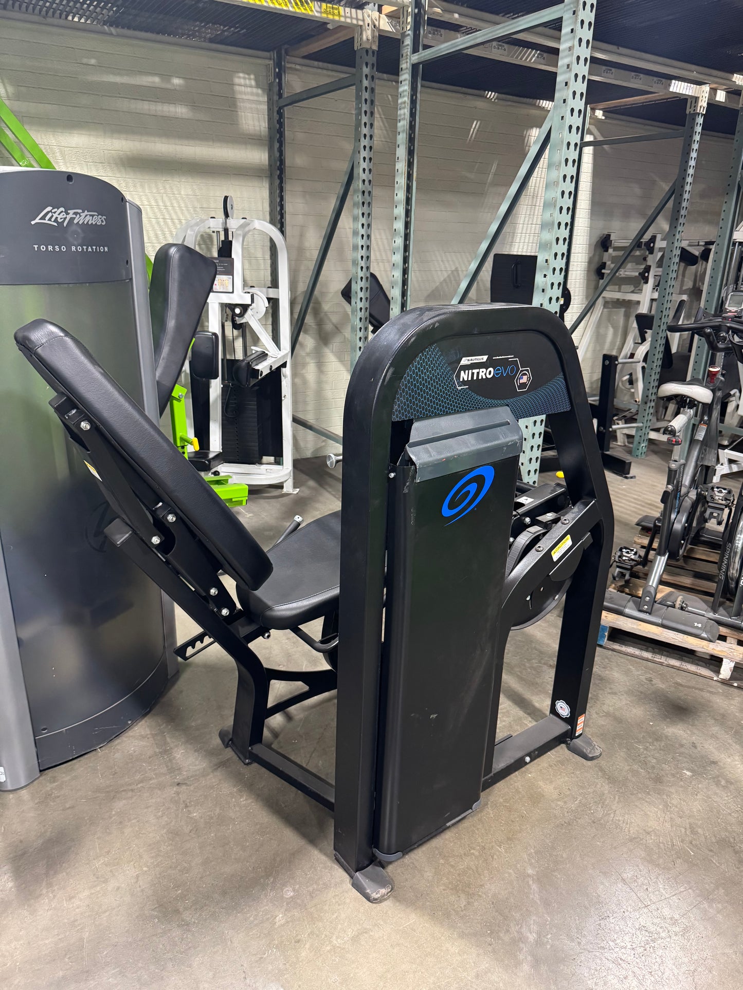 Nautilus Evo Leg Curl and Nautilus Evo Leg Extension Machines (2 machines)