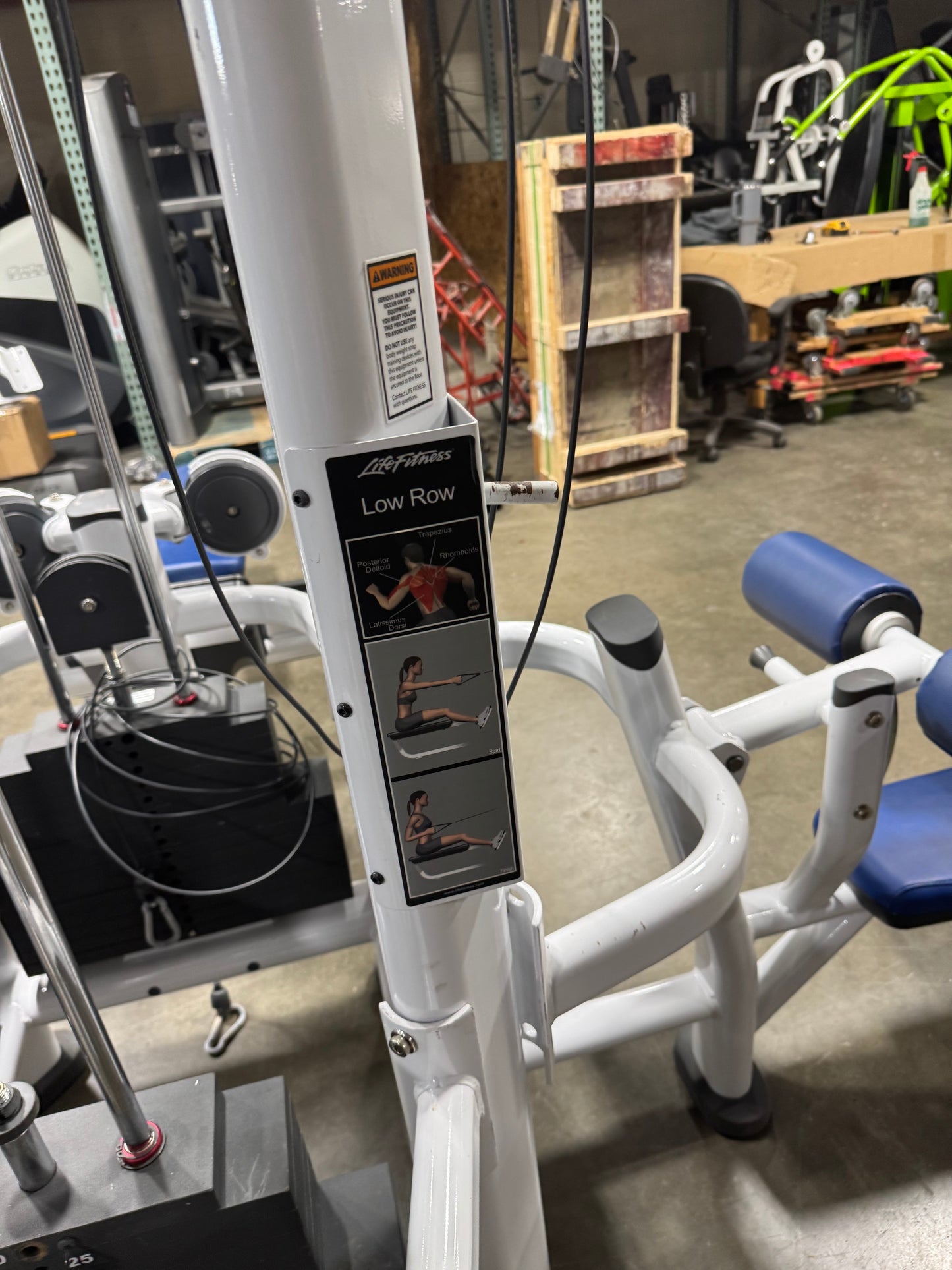 Life Fitness MJ4 Lat Pulldown/Dual Pulley Lat Pulldown/Low Row/Dual Pulley Low Row