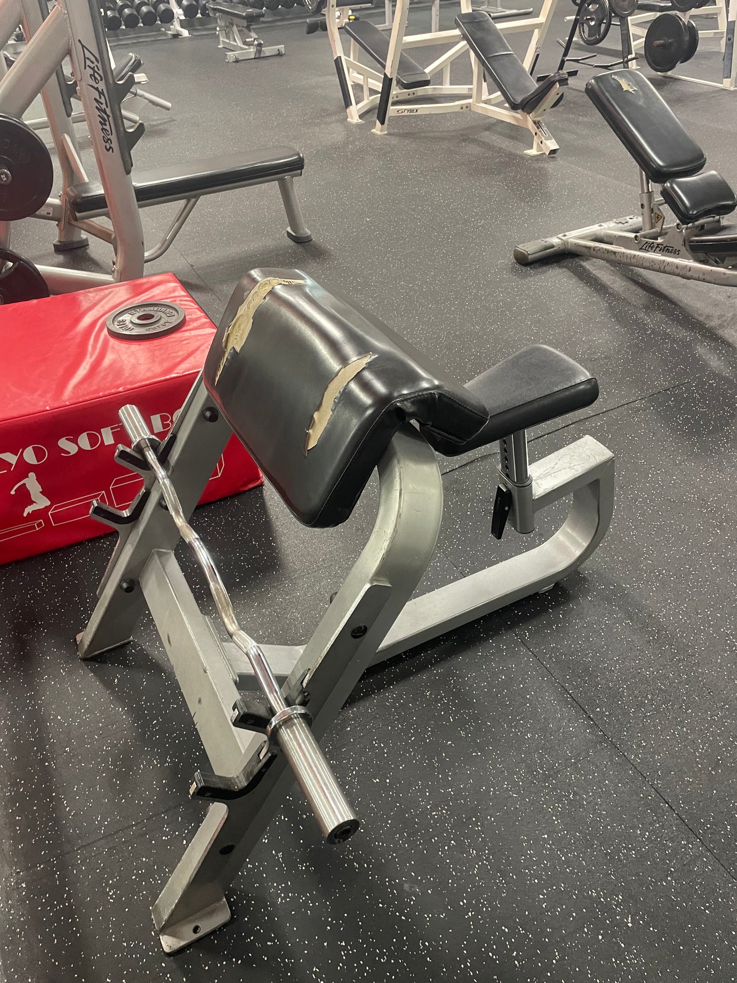 Precor Icarian Preacher Curl Bench Model 202
