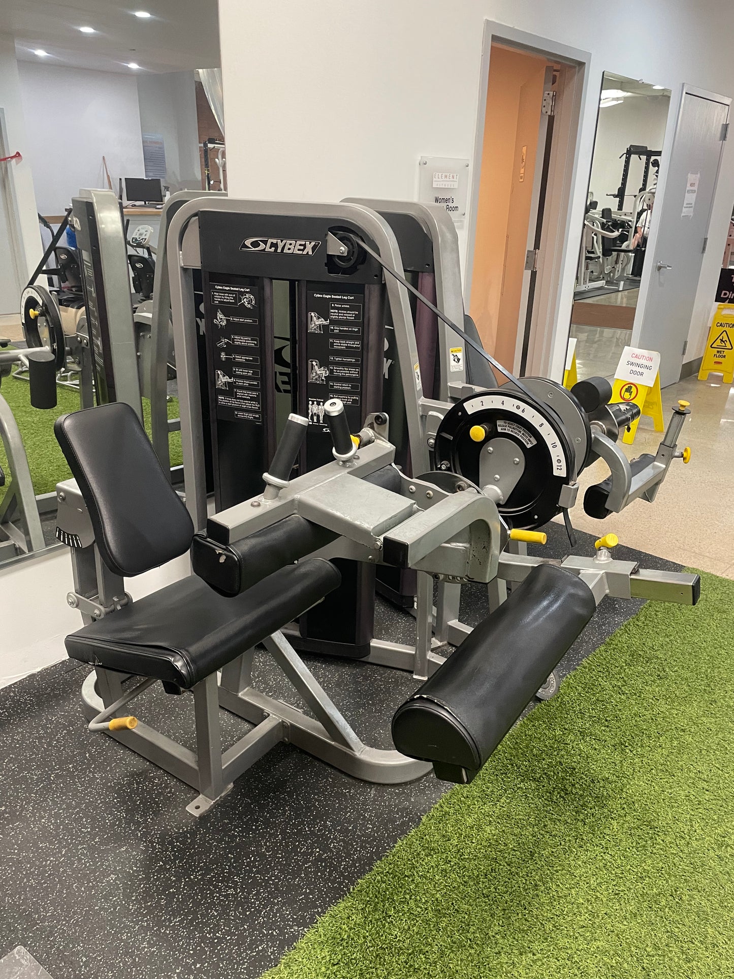 Cybex Eagle Seated Leg Curl 11061 & Seated Leg Extension 11050 Machines (2 machines)