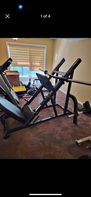 Star Trac Brand Flex Fitness 45 Degree Linear Leg Press PL45 Midwest Used Fitness Equipment