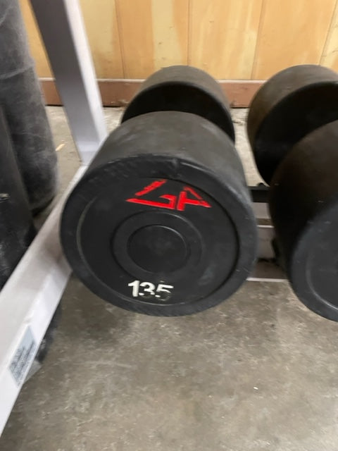 HEAVY GP DUMBBELLS (THE BIG UGLIES) $1 per lb