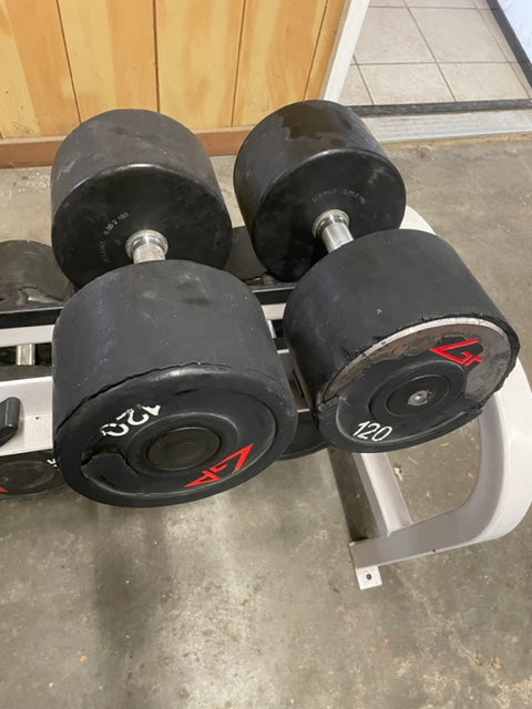 HEAVY GP DUMBBELLS (THE BIG UGLIES) $1 per lb