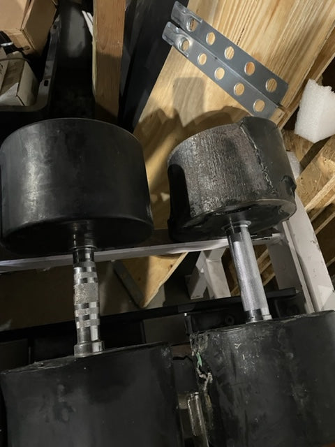 HEAVY GP DUMBBELLS (THE BIG UGLIES) $1 per lb