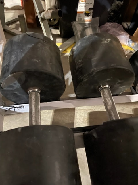 HEAVY GP DUMBBELLS (THE BIG UGLIES) $1 per lb