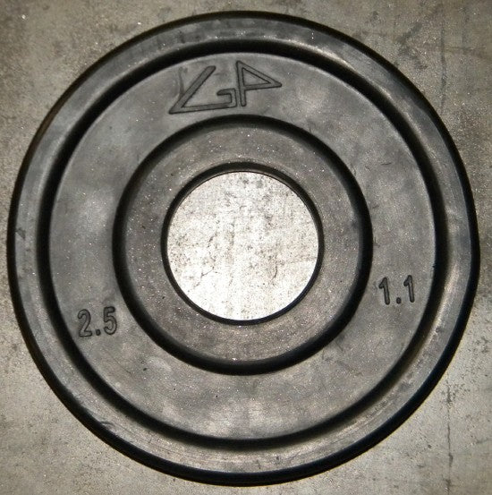 GP Industries Tri-Grip Urethane Coated Weight Plates w/ Weight tree