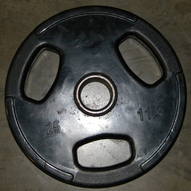 GP Industries Tri-Grip Urethane Coated Weight Plates w/ Weight tree