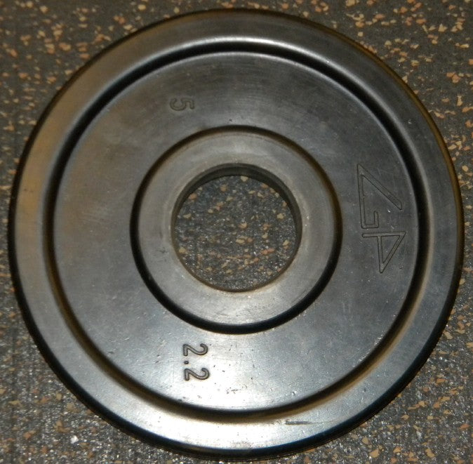 GP Industries Tri-Grip Urethane Coated Weight Plates w/ Weight tree