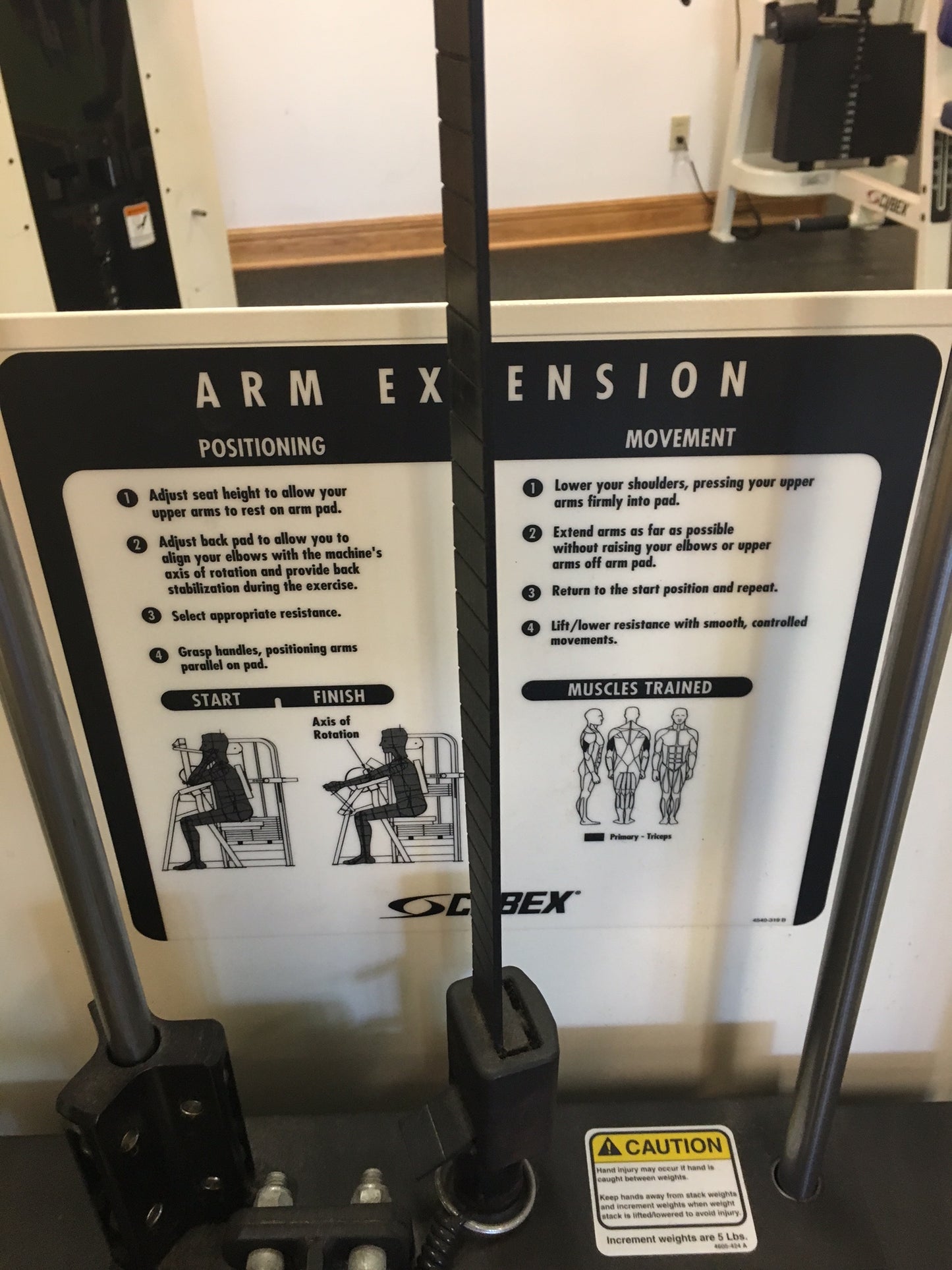 Cybex VR2 Arm Extension Tricep Machine