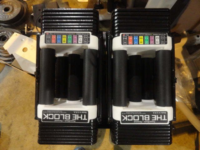 PowerBlocks 5-50lbs w/ stand