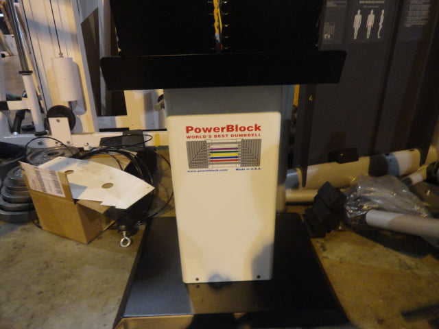 PowerBlocks 5-50lbs w/ stand