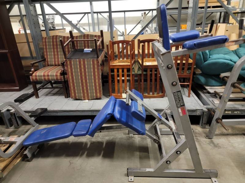 Hammer Strength Abdominal Work Station BWABWS Vertical Knee Raise w/ Ab Bench