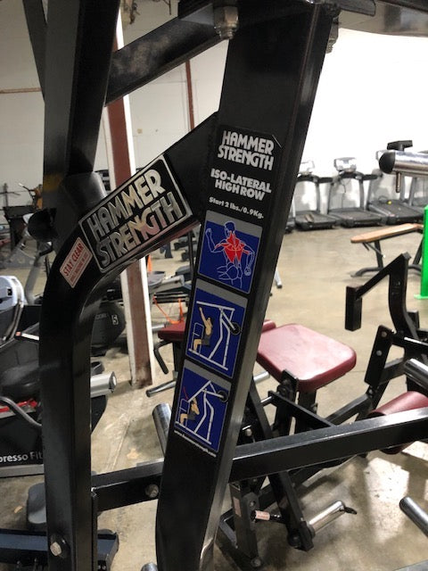 Hammer Strength Iso Lateral High Row