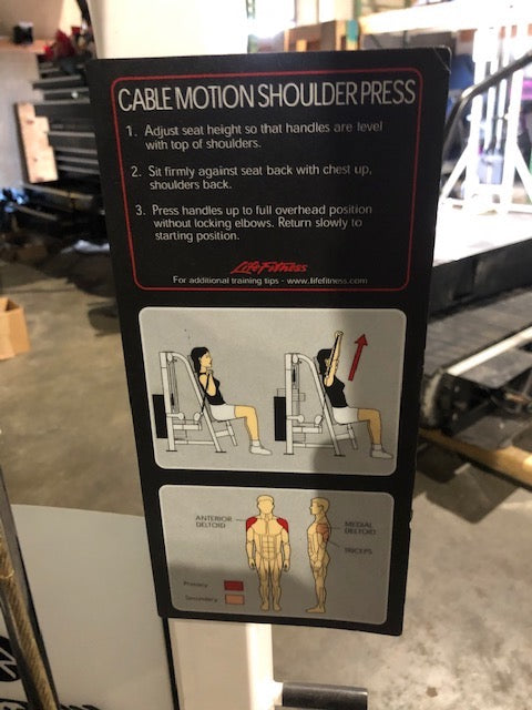 Life Fitness Dual Pulley Shoulder Press SM17