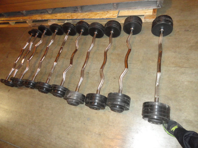 Intek 20-110lb Barbells w/ rack