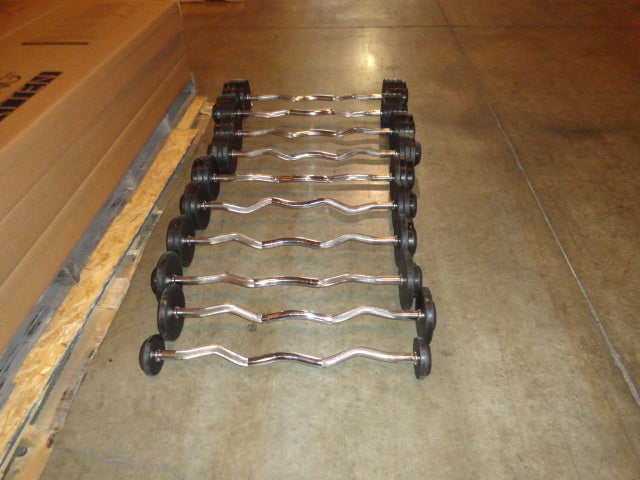 Intek 20-110lb Barbells w/ rack