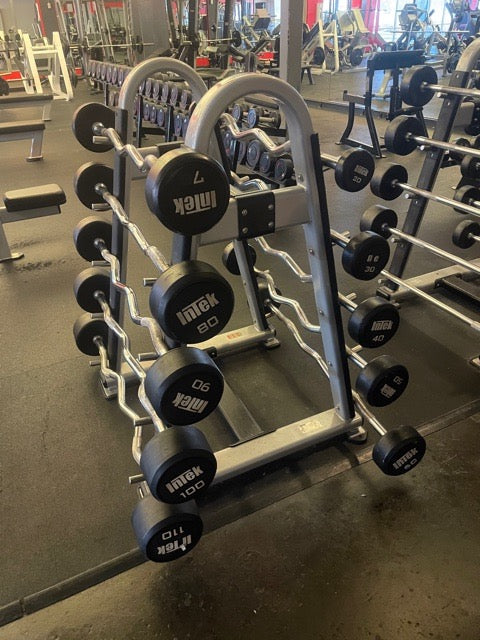 Intek EZ Curl Bars 20-110 w/ Rack