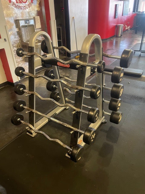 Intek EZ Curl Bars 20-110 w/ Rack
