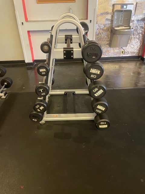 Intek EZ Curl Bars 20-110 w/ Rack