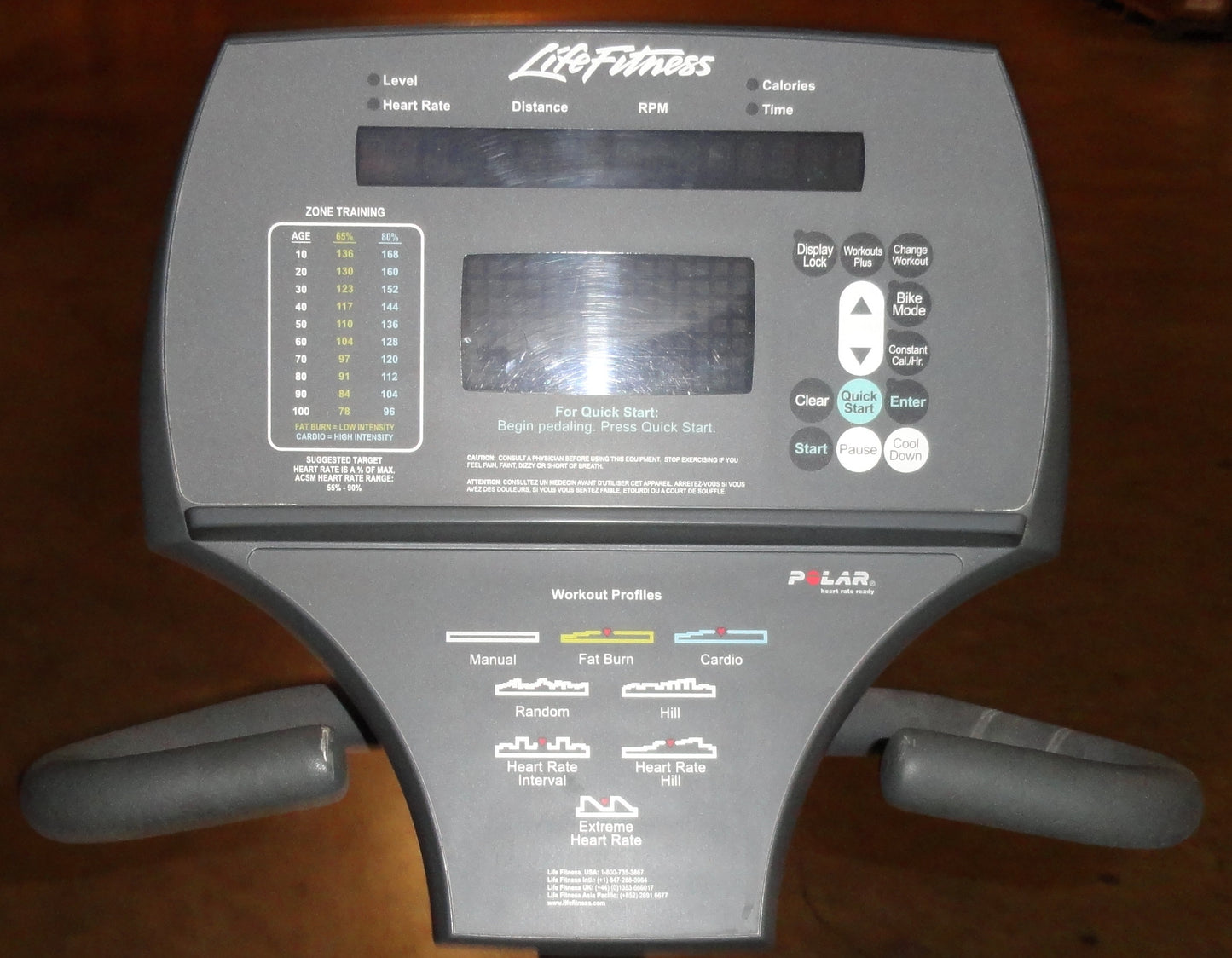 Life Fitness 93Ri Recumbent Bike