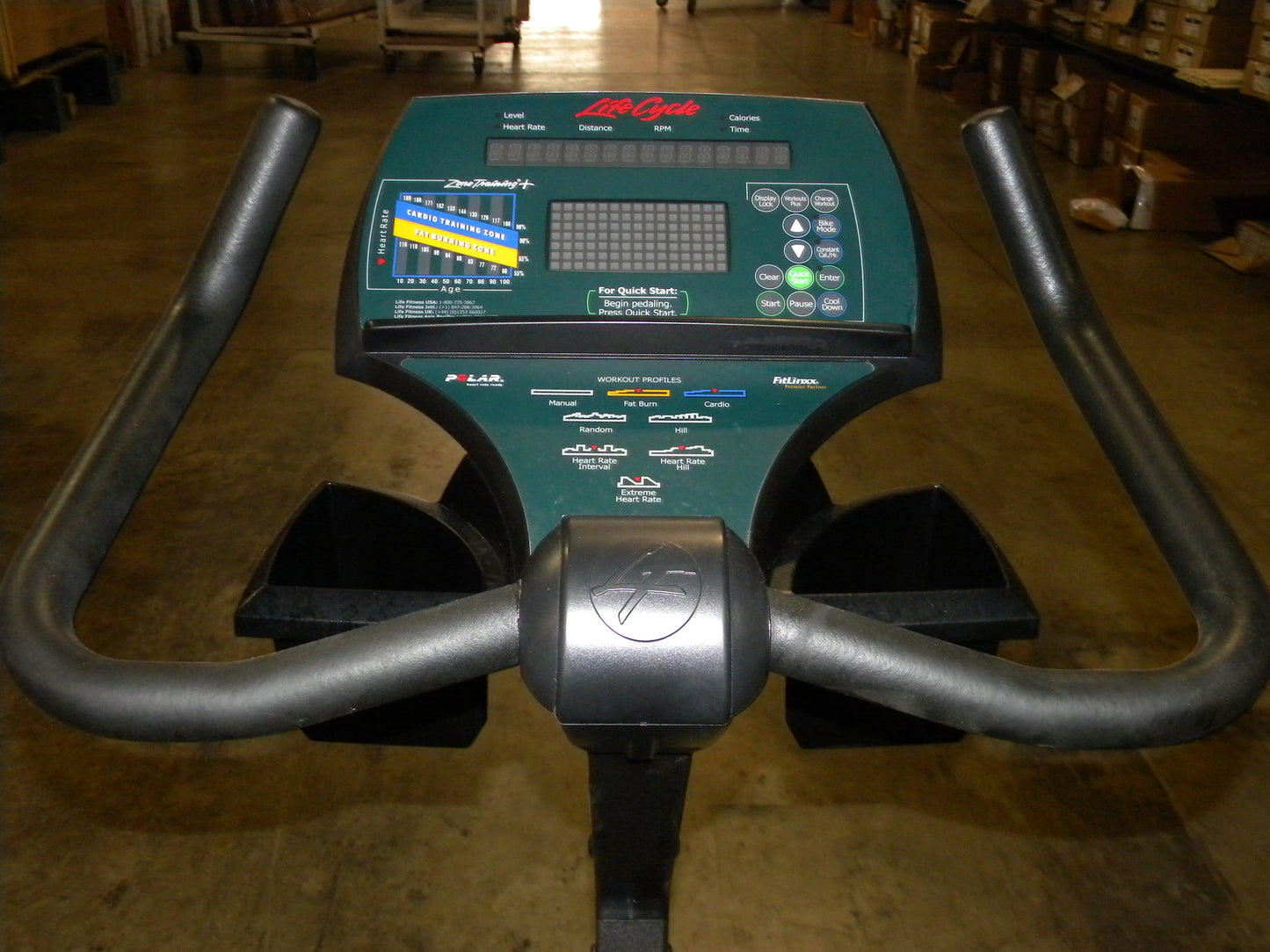 Life Fitness Lifecycle 9100 Upright Bike