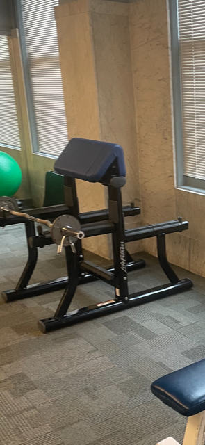 Life Fitness Signature Series Standing Preacher Curl Bench