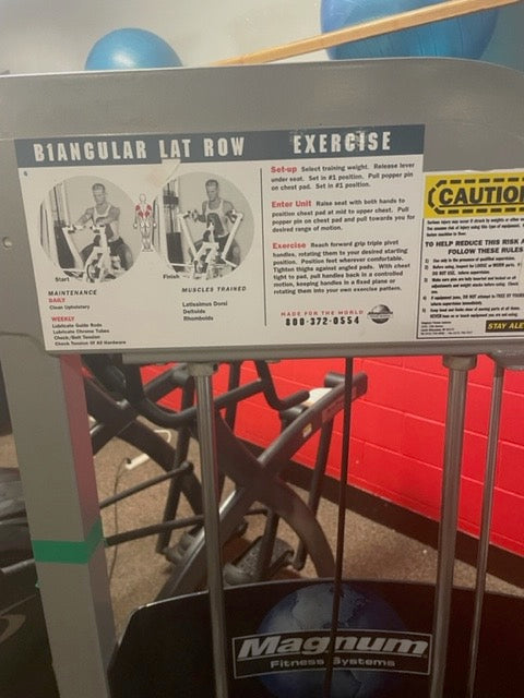 Magnum Fitness Biangular Lat Row