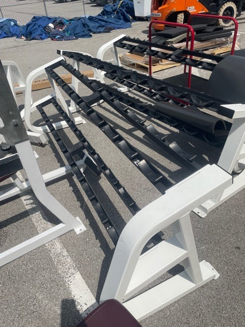 Precor 2 tier Dumbbell Rack 812