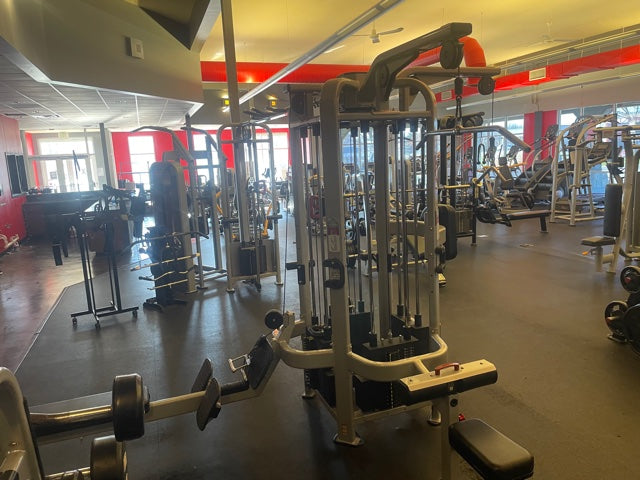 Star Trac 5 Stack Jungle Cable Crossover/Lat Pulldown/Low Row/High Pull