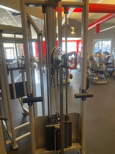 Star Trac 5 Stack Jungle Cable Crossover/Lat Pulldown/Low Row/High Pull