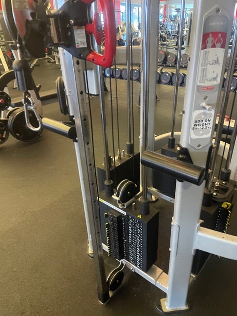 Star Trac 5 Stack Jungle Cable Crossover/Lat Pulldown/Low Row/High Pull