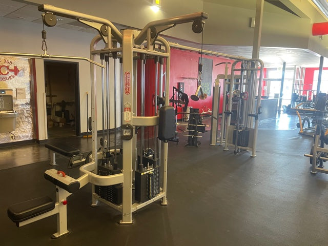 Star Trac 5 Stack Jungle Cable Crossover/Lat Pulldown/Low Row/High Pull