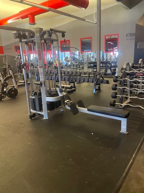 Star Trac 5 Stack Jungle Cable Crossover/Lat Pulldown/Low Row/High Pull