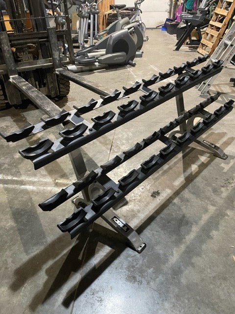 TKO 2 Tier Dumbbell Rack