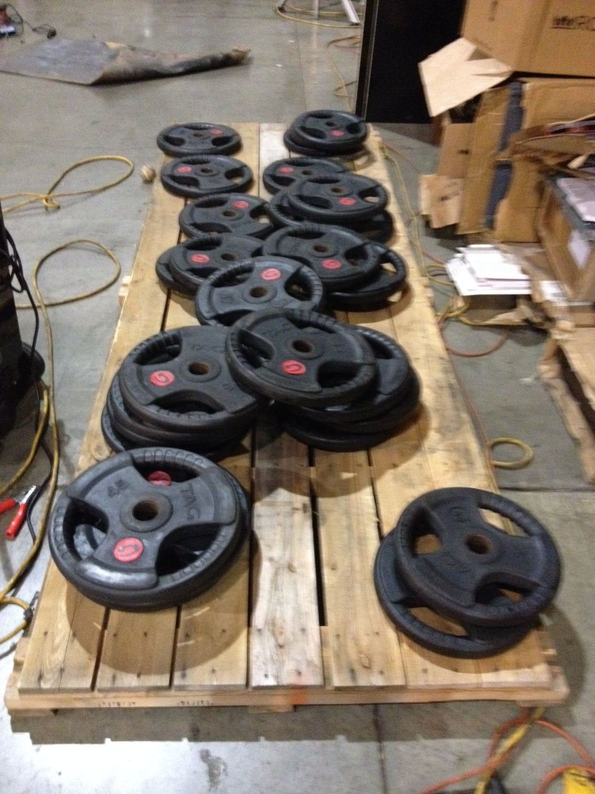 TAG Urethane Tri-Grip Olympic Plates
