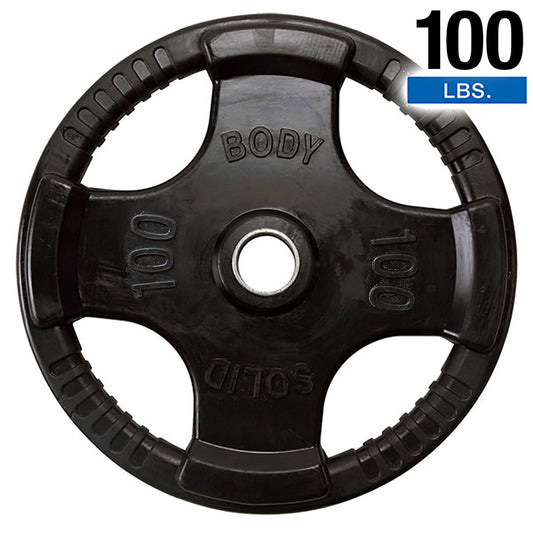 Body-Solid 100lb Weight Plates (Rubber Encased)