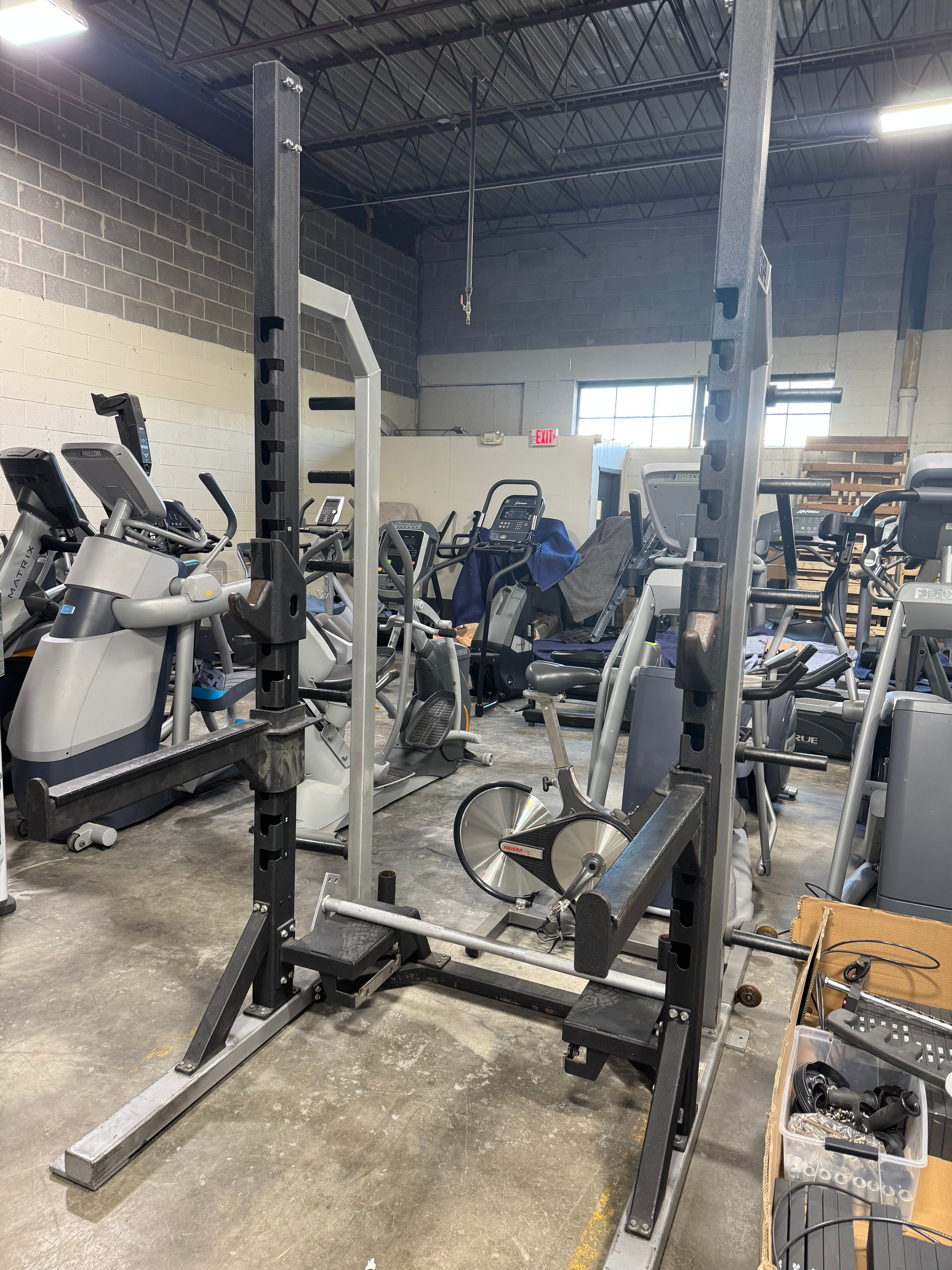 Power Lift Open Rack Power Lift Half Rack 8.5ft tall – Midwest Used Fitness Equipment