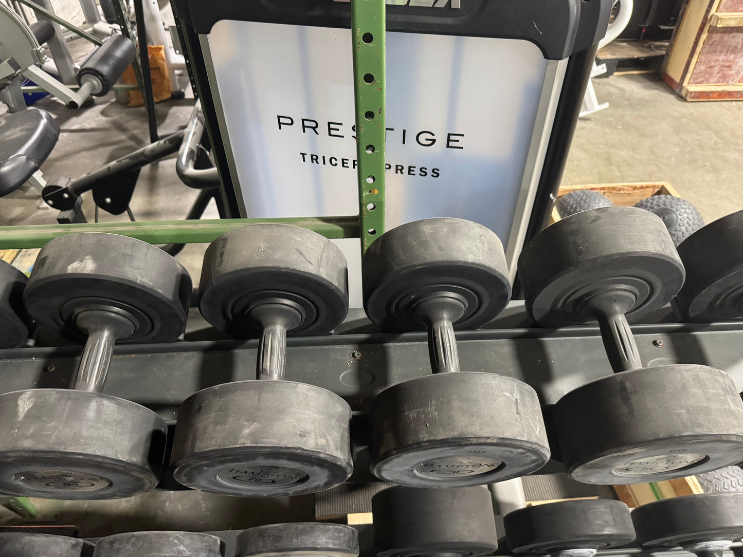 Hampton Gel Grip Pro Style Dumbbells 55-75 Dumbbells