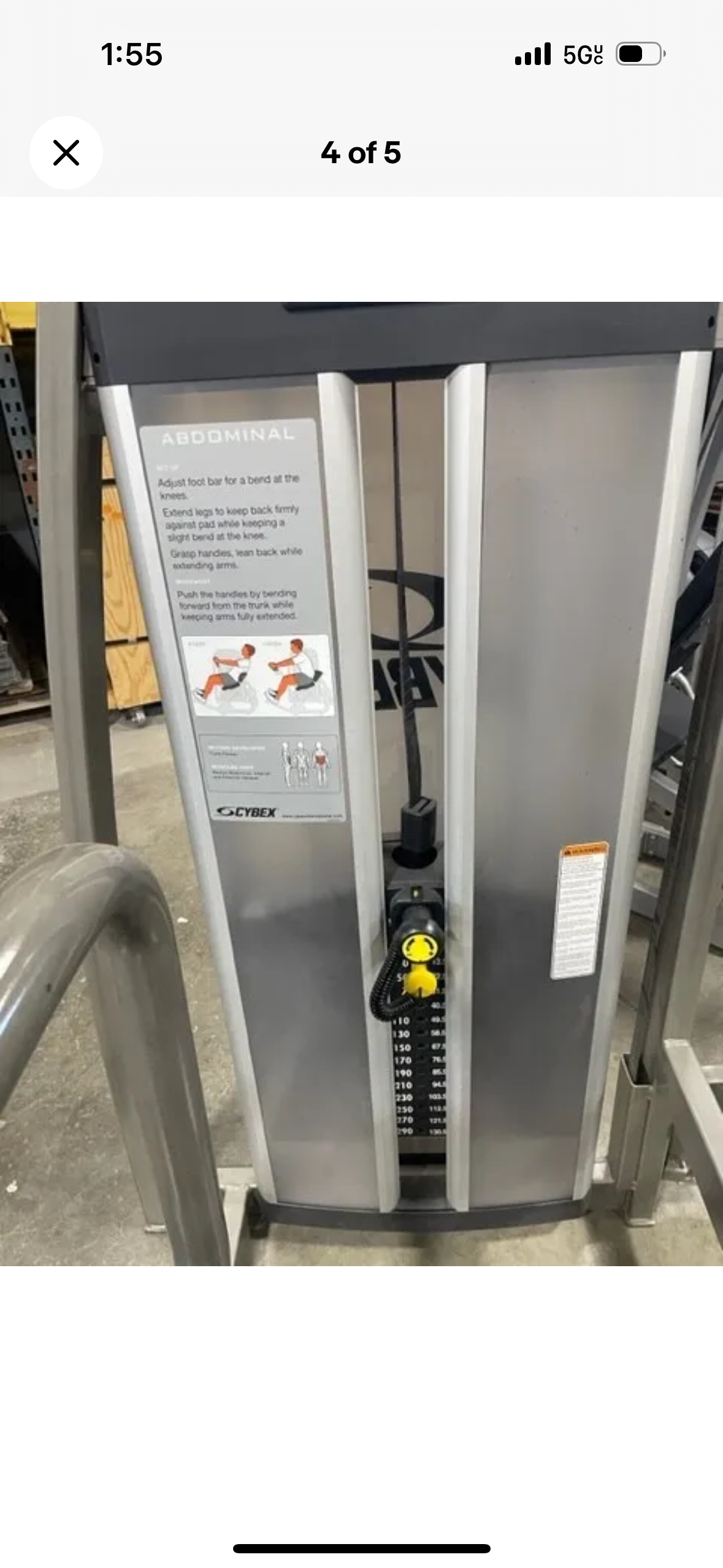 Cybex Eagle Ab Abdominal Crunch 11090 – Midwest Used Fitness Equipment