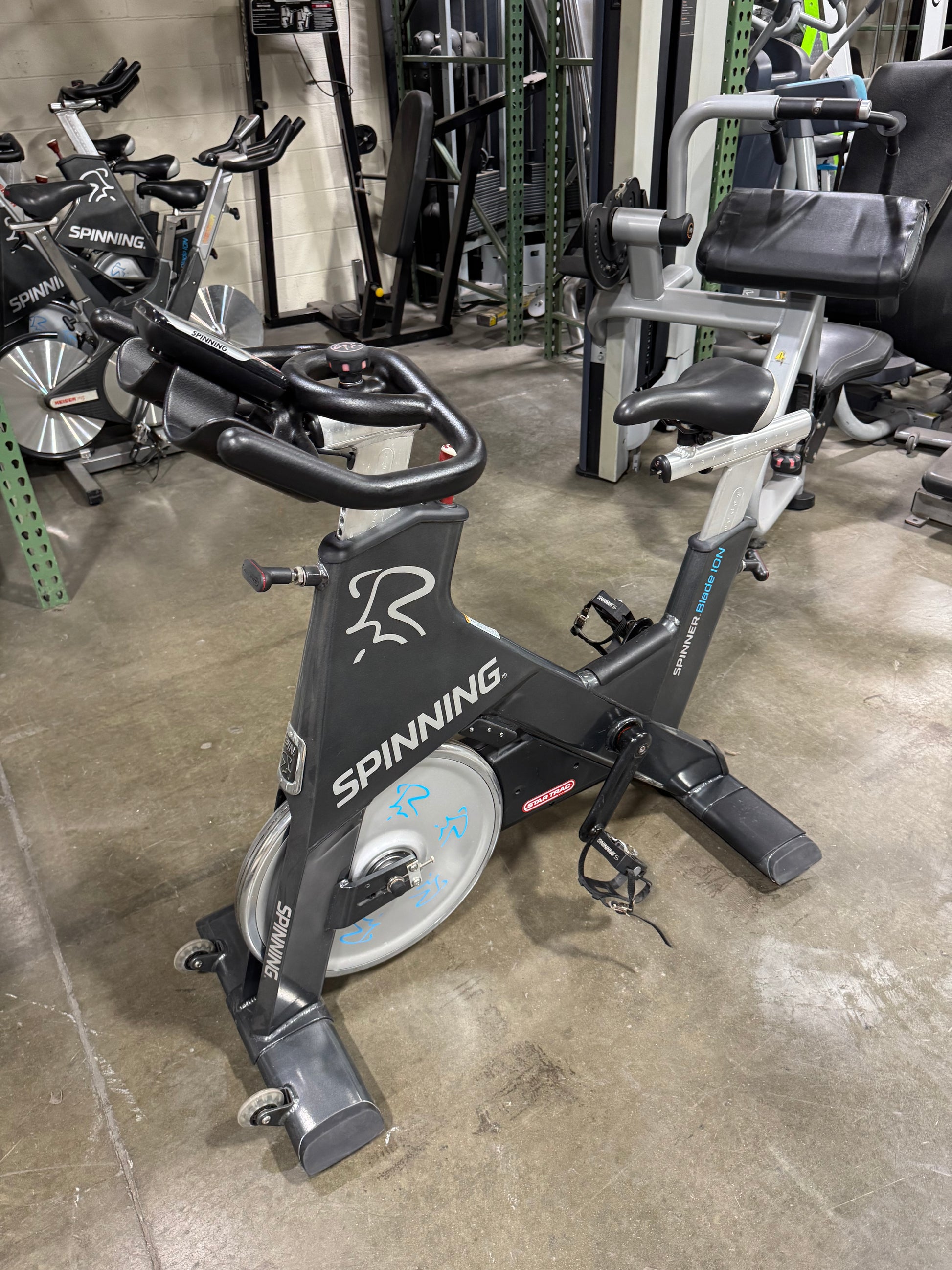 Star Trac Blade Ion Spin Bike – Midwest Used Fitness Equipment Star Trac Blade Ion Spin Bike – Midwest Used Fitness Equipment
