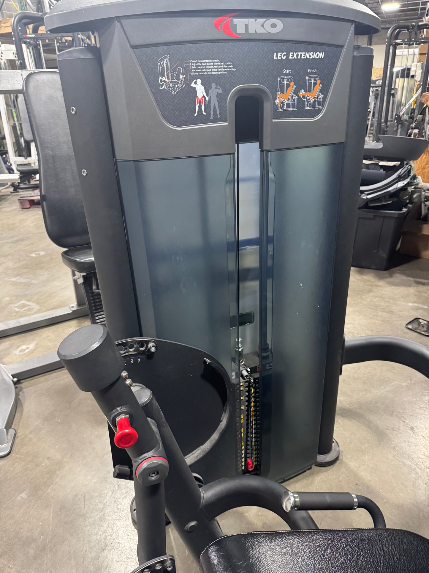 TKO Prone Leg Curl 7013-G2 & TKO Seated Leg Extension 7062-G2