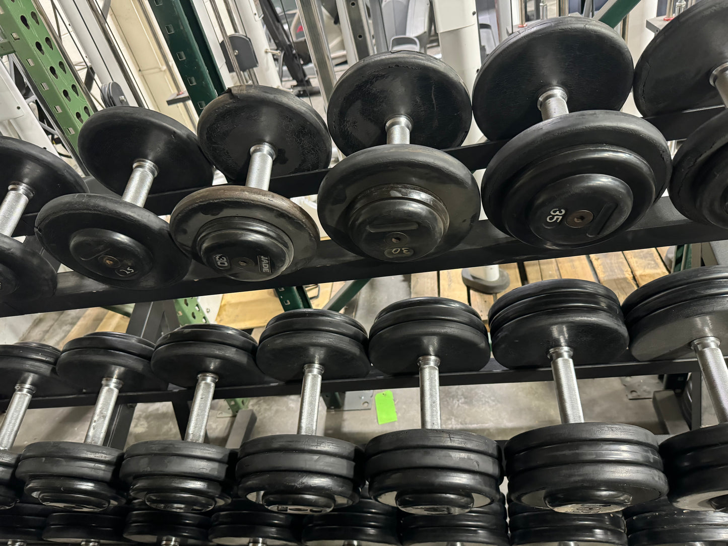 Jade Dumbbells Pro Style Dumbbells 5-100lbs