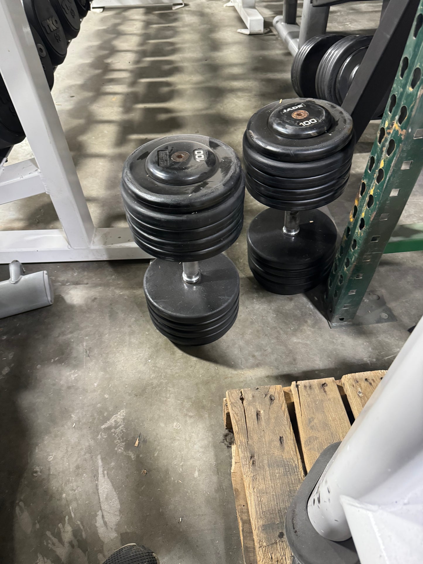 Jade Dumbbells Pro Style Dumbbells 5-100lbs